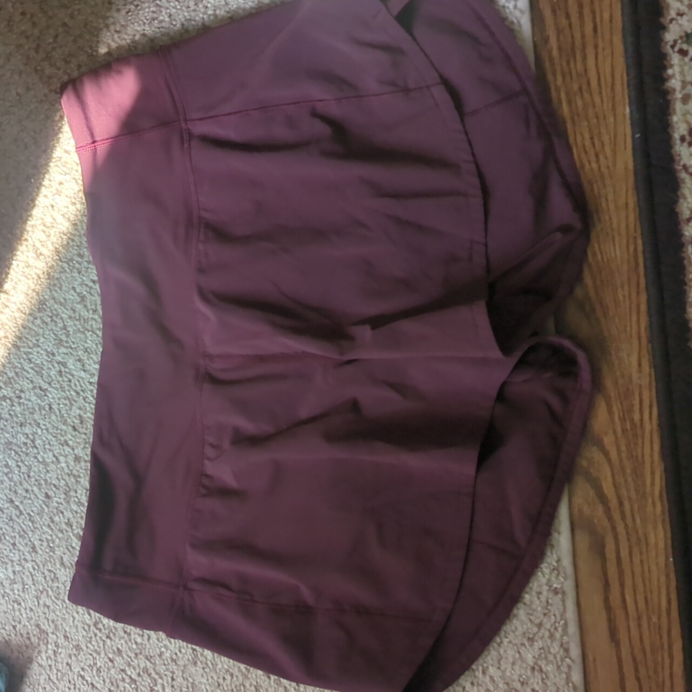 Lululemon running shorts size 8 tall